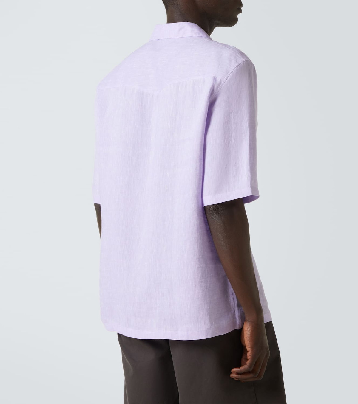 Brunello Cucinelli Linen bowling shirt