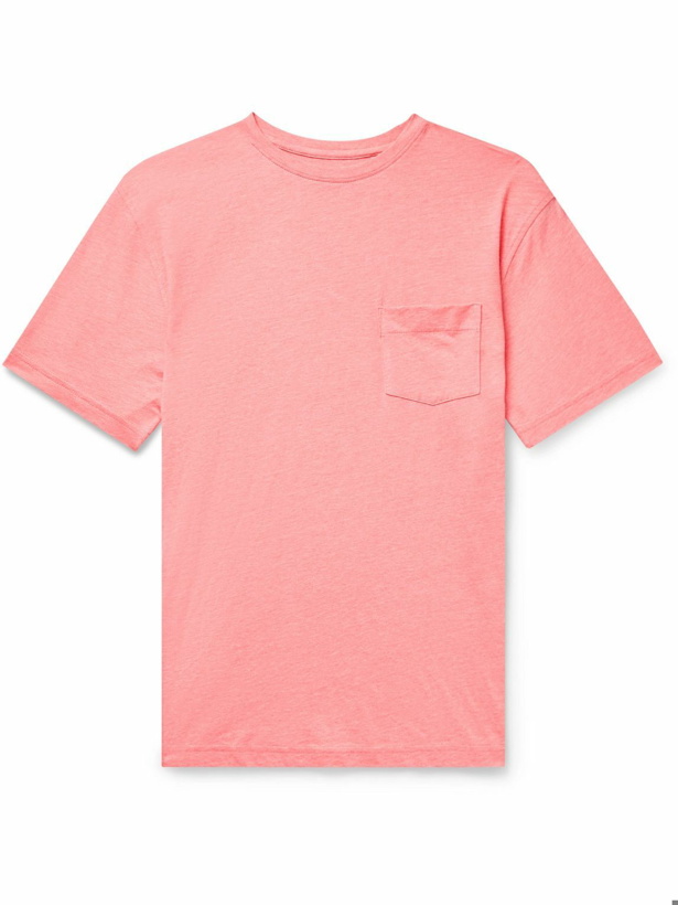 Photo: Peter Millar - Seaside Summer Pima Cotton and Modal-Blend Jersey T-Shirt - Red