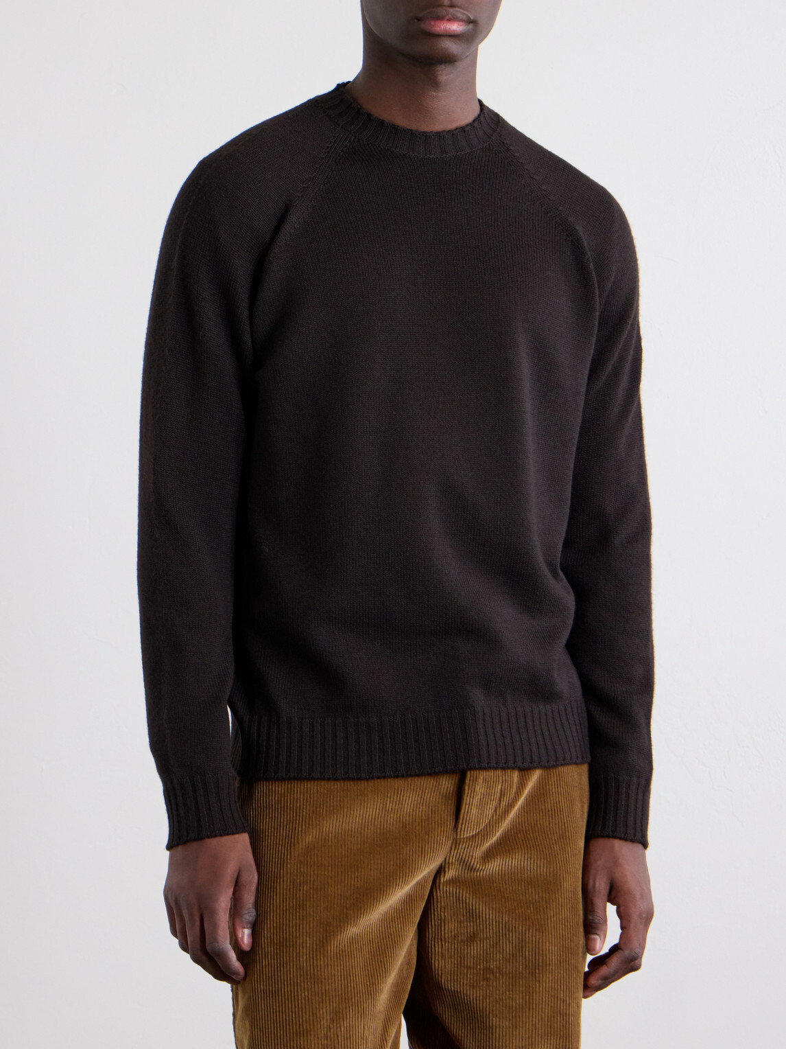 John Smedley - Denver Extrafine Merino Wool Sweater - Brown