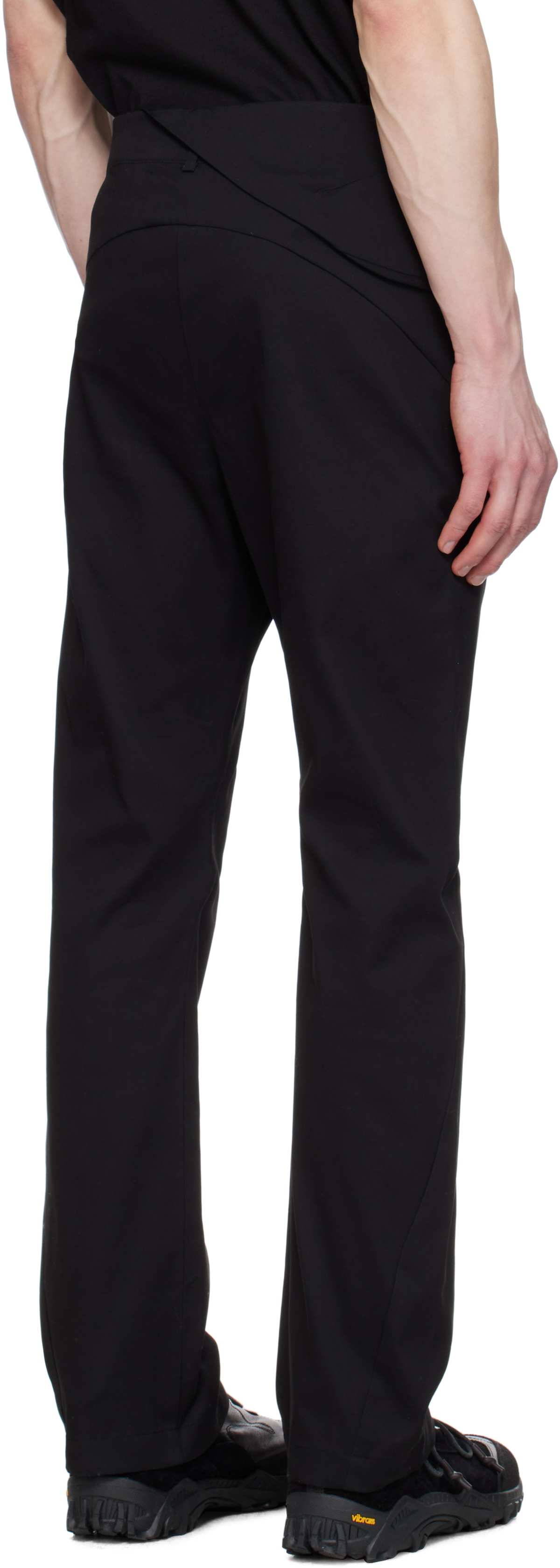 POST ARCHIVE FACTION (PAF) Black 8.0 Right Technical Trousers Post