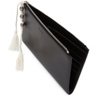 Jil Sander Black Jewelry Zip Document Pouch