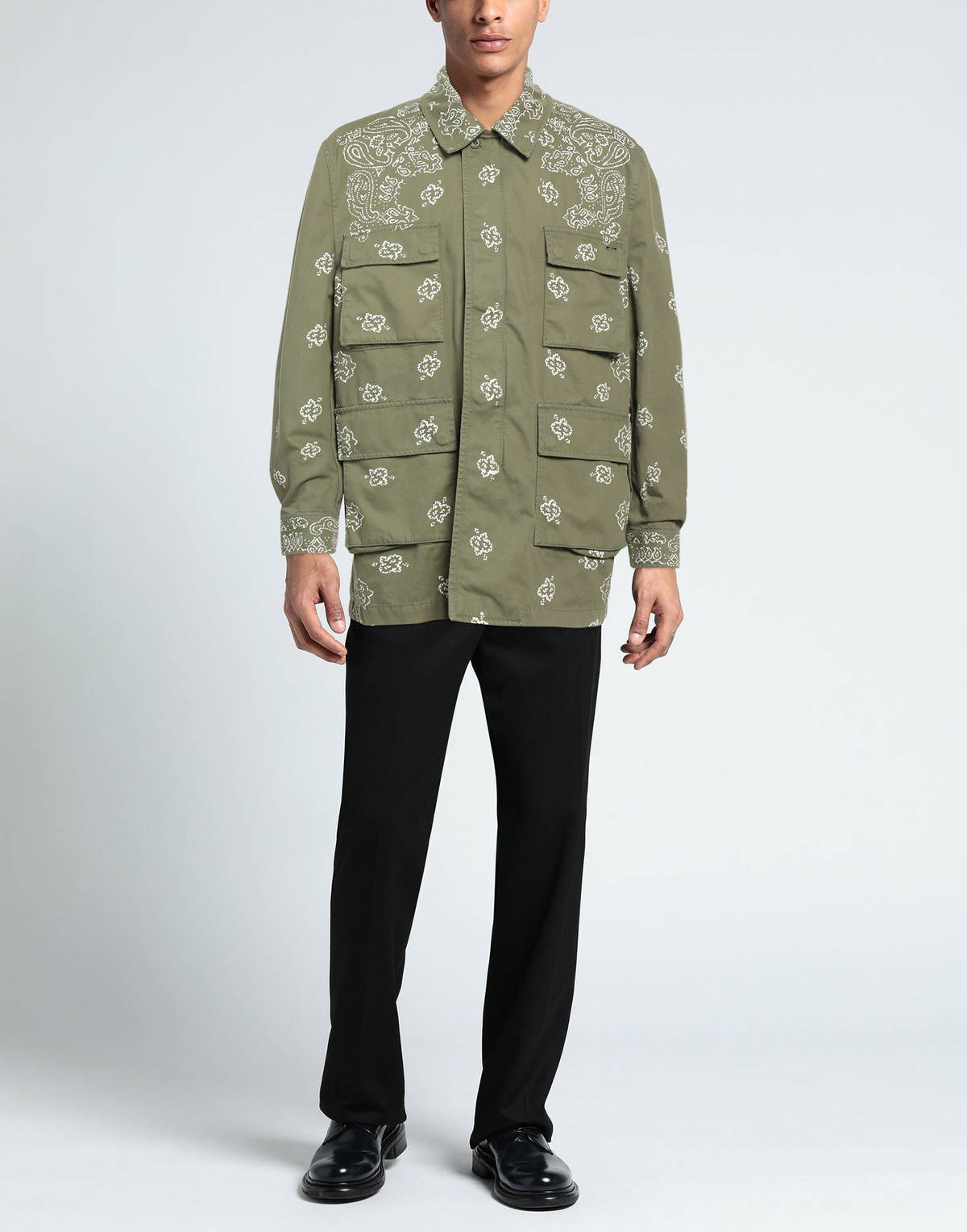 Amiri Mens Jacket Military in Green