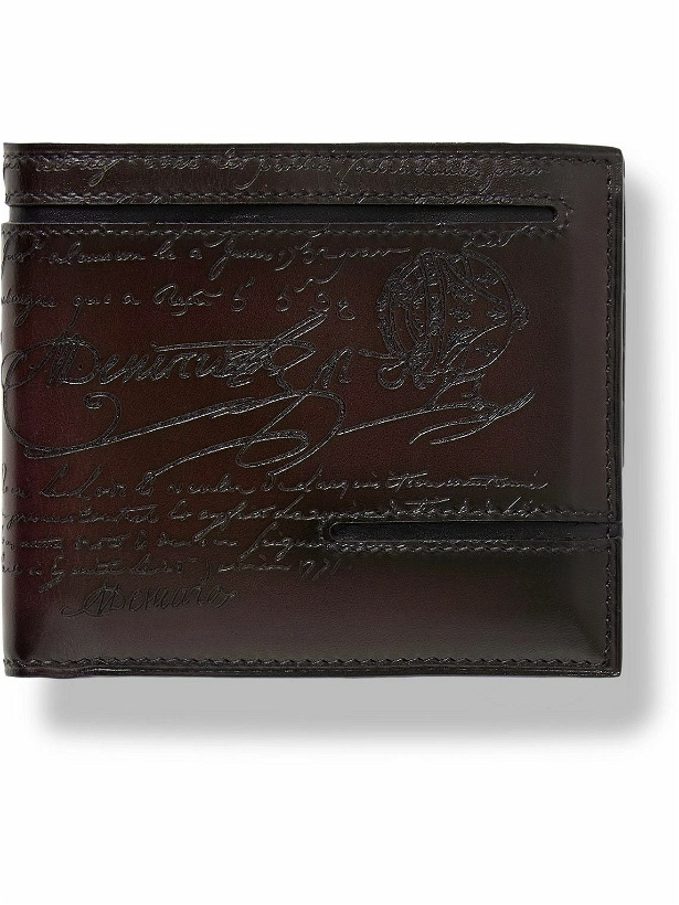 Photo: Berluti - Makore Neo Taglio Scritto Venezia Leather Billfold Wallet