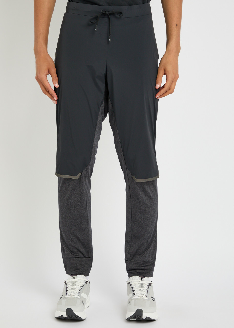 ON Weather Stretch-jersey Sweatpants Black