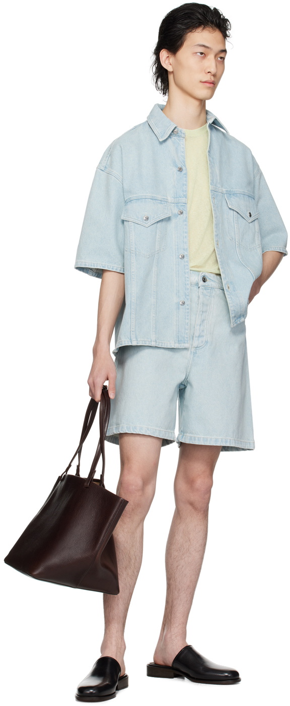 Nanushka Blue Jorge Denim Shirt