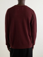 Maison Margiela - Knitted Wool Sweater - Burgundy