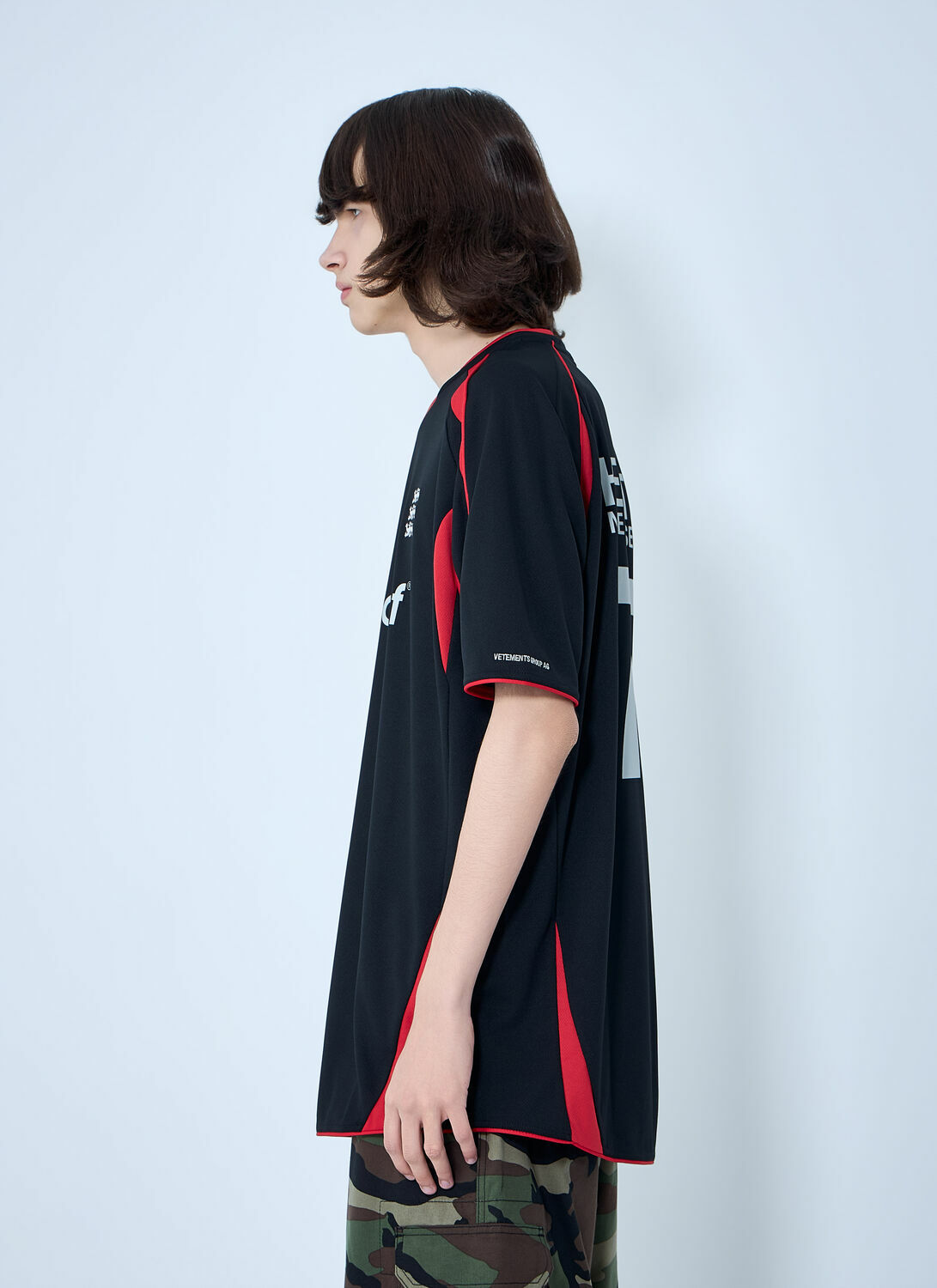 VETEMENTS Alphabet Football Jersey T-Shirt