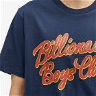 Billionaire Boys Club Men's Script Logo T-Shirt in Navy