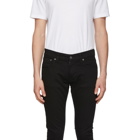 Nudie Jeans Black Tight Terry Jeans