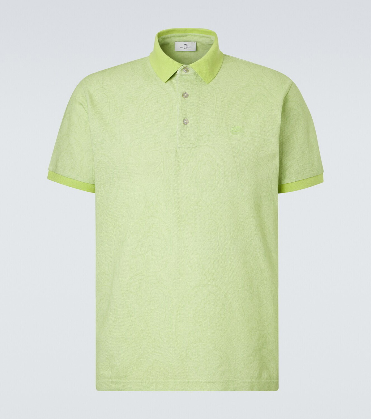 Etro Paisley cotton polo shirt