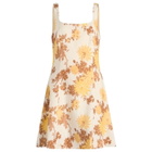 Faithfull The Brand Women's Felice Mini Dress in Midsummer Floral