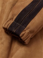 Marni - Striped Suede Jacket - Brown