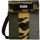 BAPE Khaki Crazy Pattern Shoulder Bag
