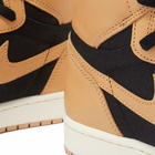 Air Jordan Men's 1 Retro High OG Sneakers in Vachetta Tan/Black Sail