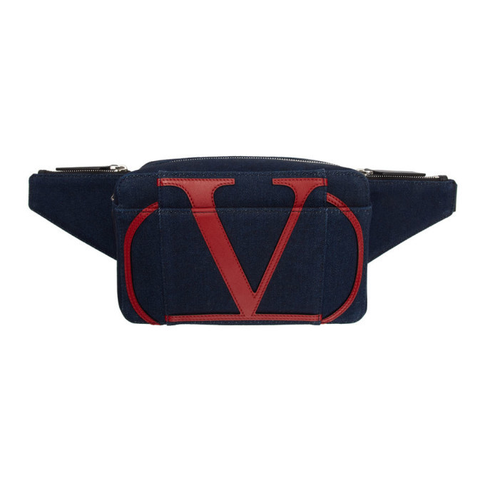 Valentino denim store belt bag