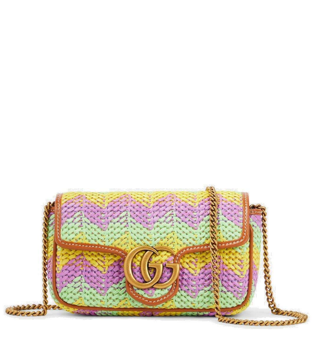 ハンドバッグ Gucci GG Marmont mini bag GG Marmont mini camera bag in black leather | GUCCI® US