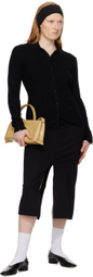 Filippa K Black Spread Collar Cardigan