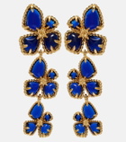 Zimmermann Bloom Large embellished drop earrings