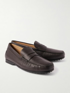 Tod's - Full-Grain Leather Penny Loafers - Brown