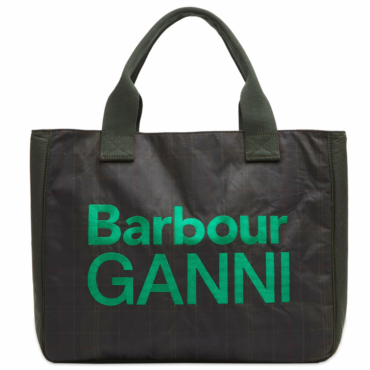 直営店完売　Barbour × GANNI バッグ Barbour Women's x Ganni Wax Tote Bag in Dufflebag/Classic