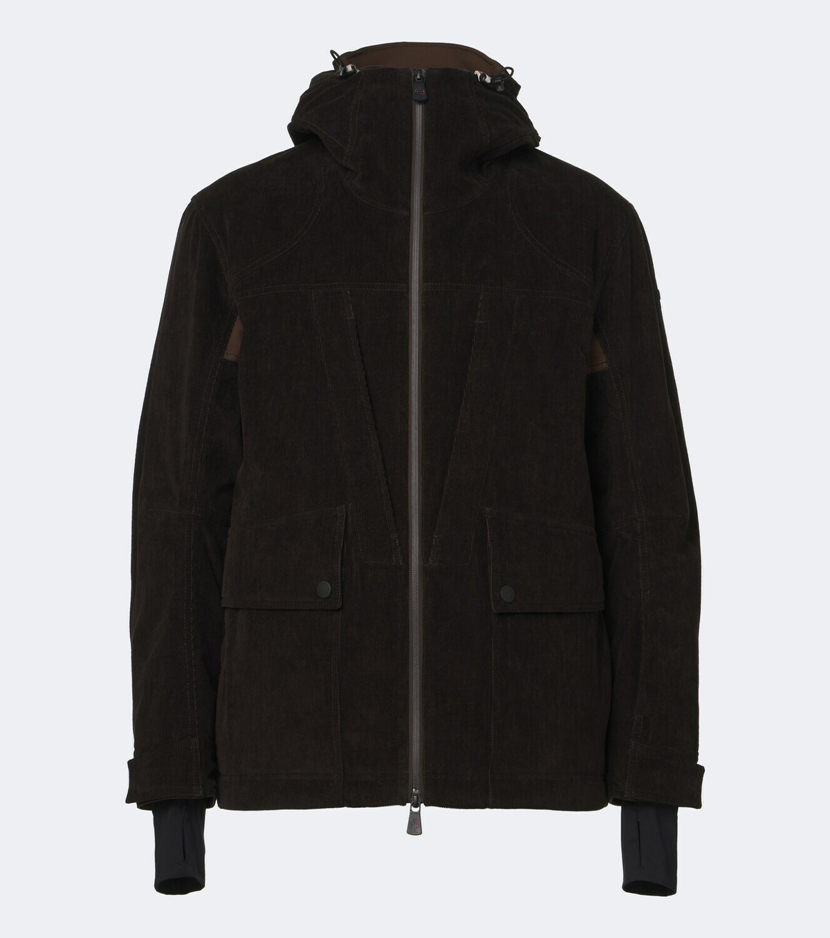 Moncler Grenoble Airolo cotton corduroy ski jacket