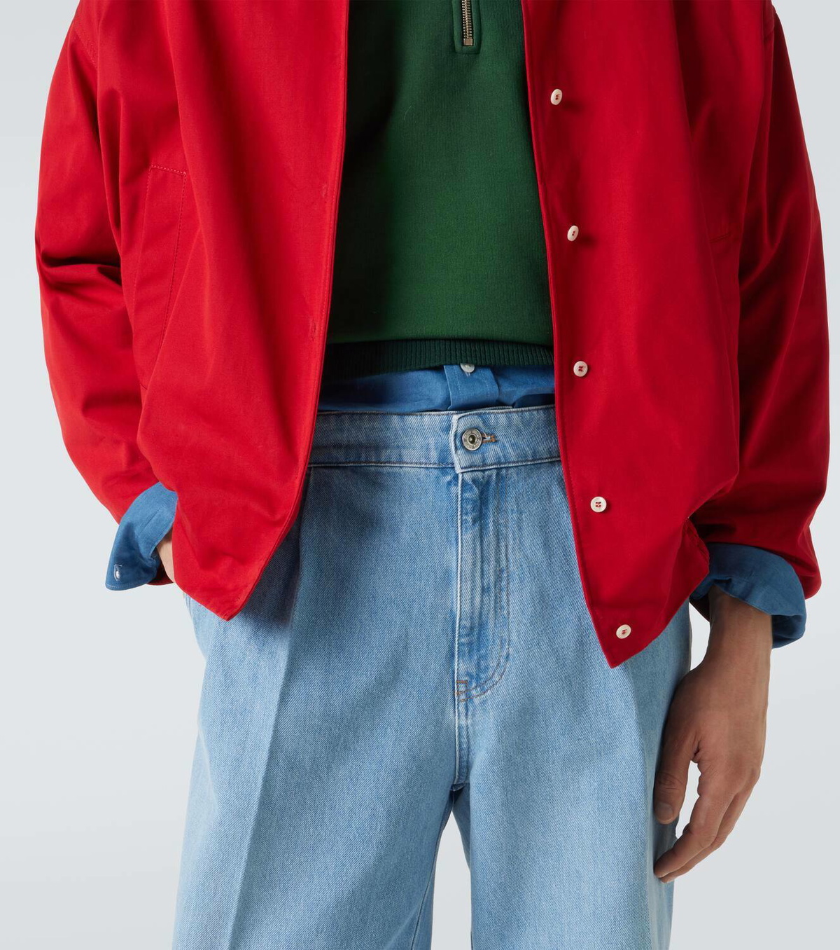 Miu Miu High-rise wide-leg jeans Miu Miu