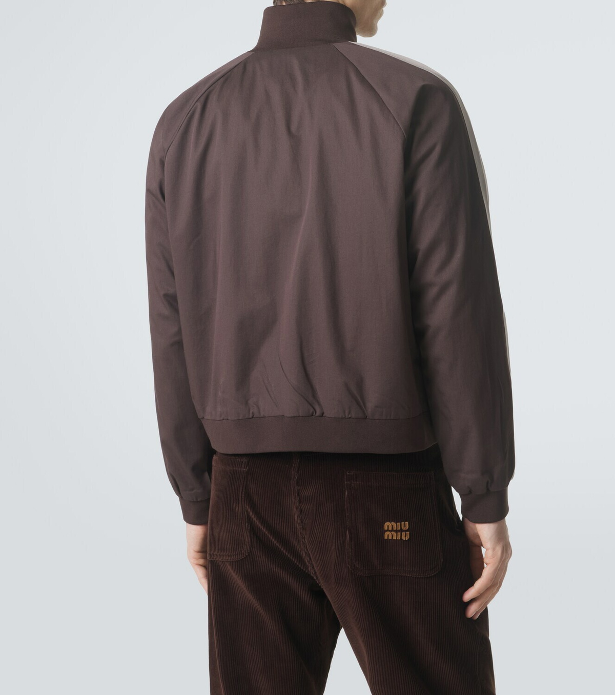 Miu Miu Cotton twill bomber jacket