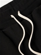 John Elliott - Studio Fleece Escobar Slim-Fit Tapered Cotton-Jersey Sweatpants - Black