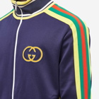 Gucci Men's Interlock GG Track Jacket in Abyss