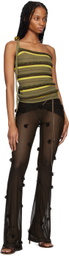 Jacquemus Brown Le Raphia 'Le Pantalon Espelho' Leggings