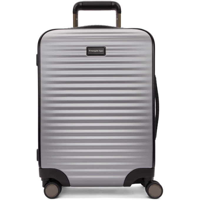 Photo: Ermenegildo Zegna Silver Leggerissimo Cabin Suitcase