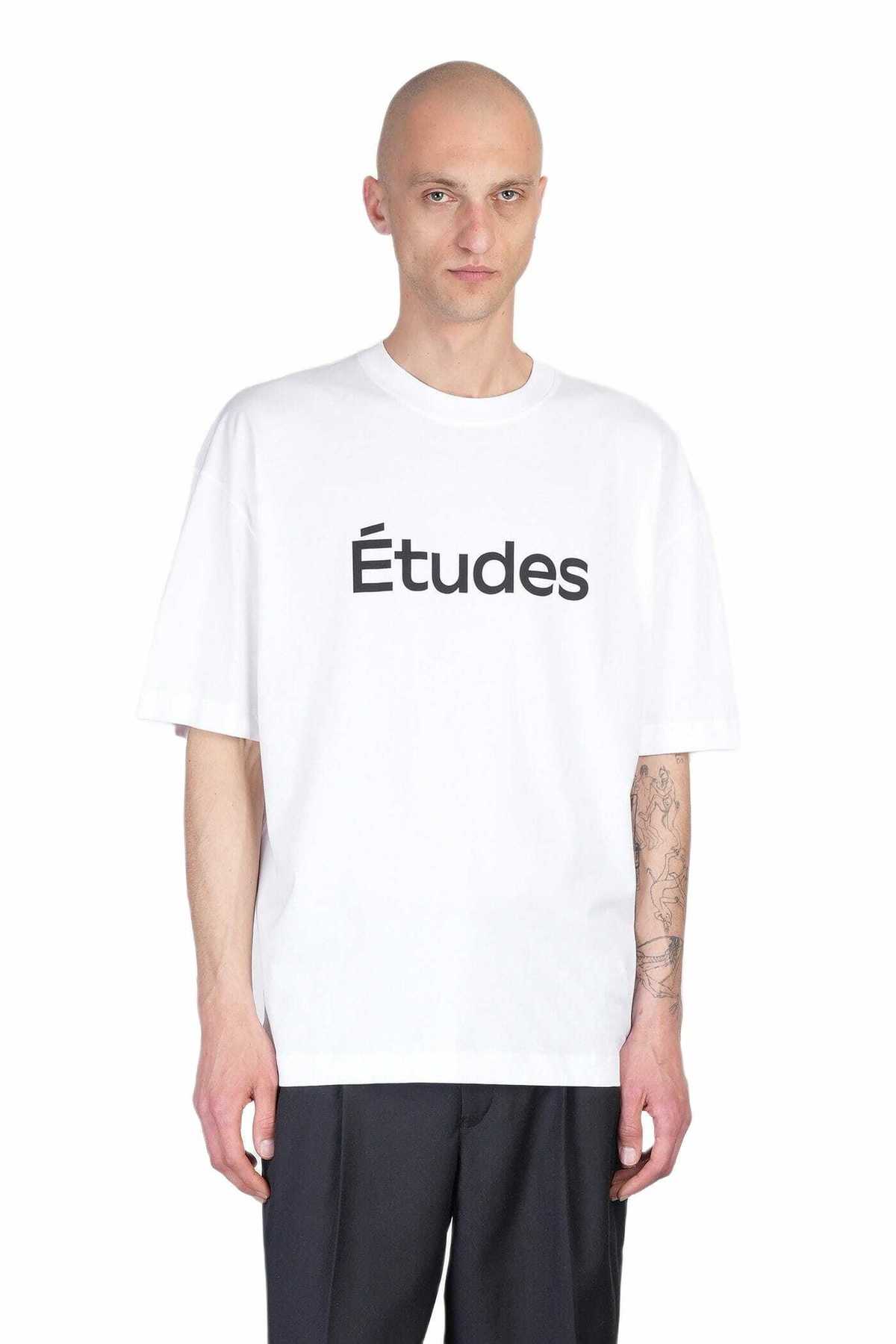 Études T-shirt In White Cotton