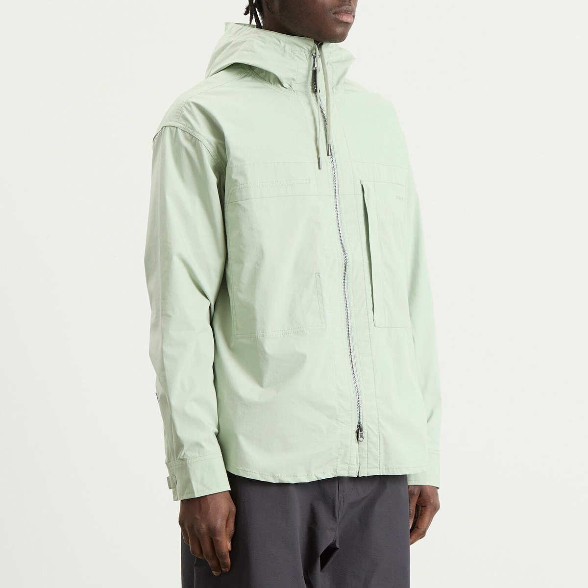 Oakley Men's Reserve Momento Hooded Jacket in Faded Green