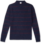 Aspesi - Striped Donegal Wool Sweater - Blue