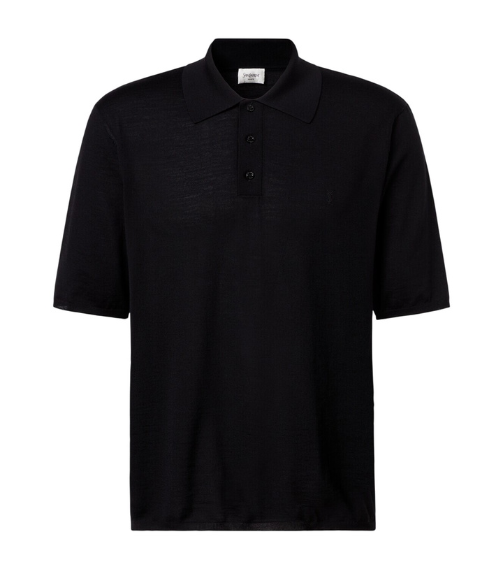 Photo: Saint Laurent Wool polo shirt