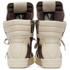 Rick Owens Purple Tower Geobasket Sneakers
