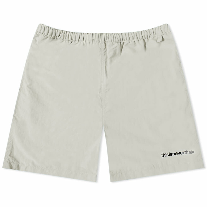 Photo: thisisneverthat Men's Logo Short in Warm Grey