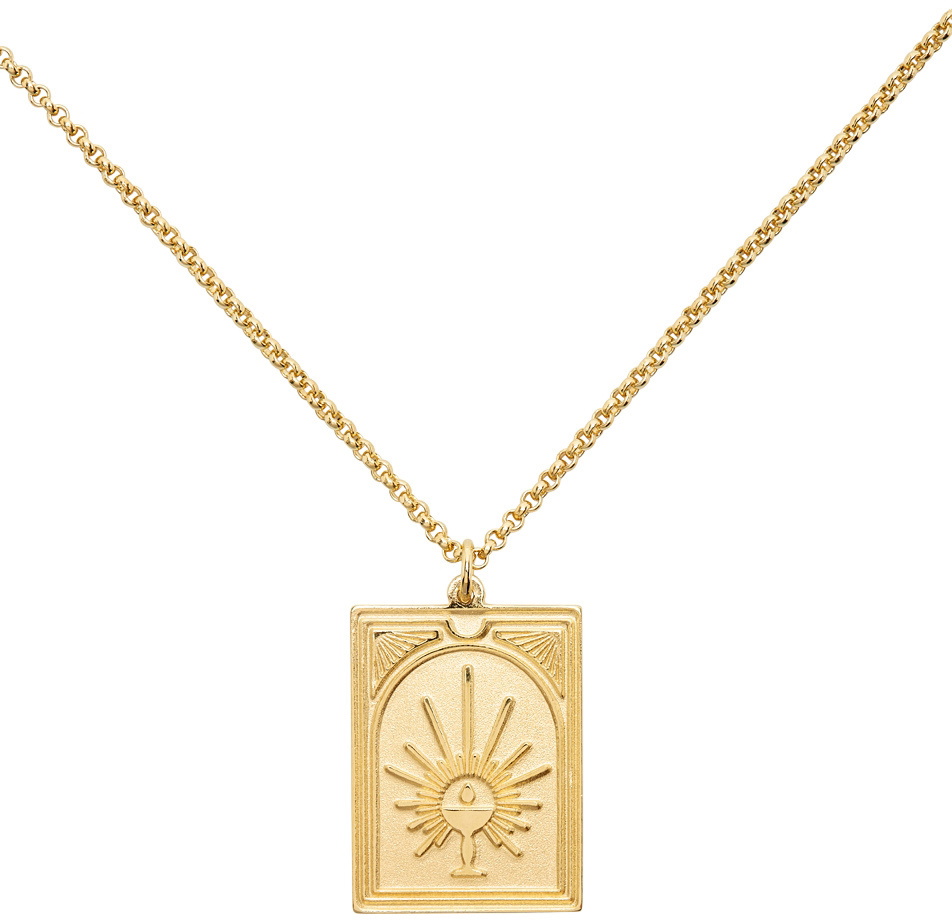 TOM WOOD Tarot Temperance Pendant ネックレス Tom Wood Men's Tarot Temperance Pendant - Silver - 20.5