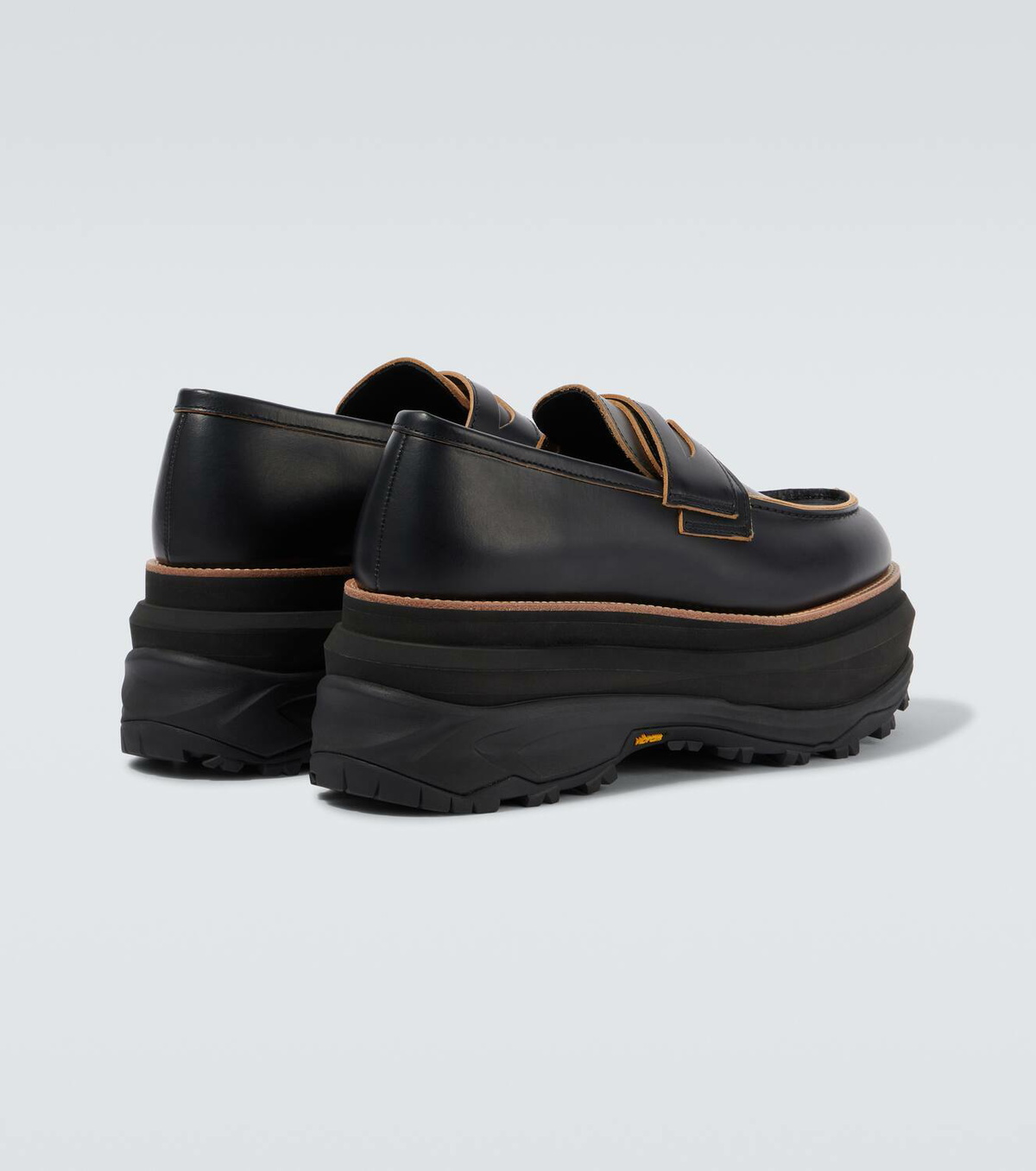 Sacai Leather platform loafers Sacai