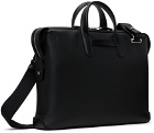 Dunhill Black 1893 Harness Single Document Briefcase