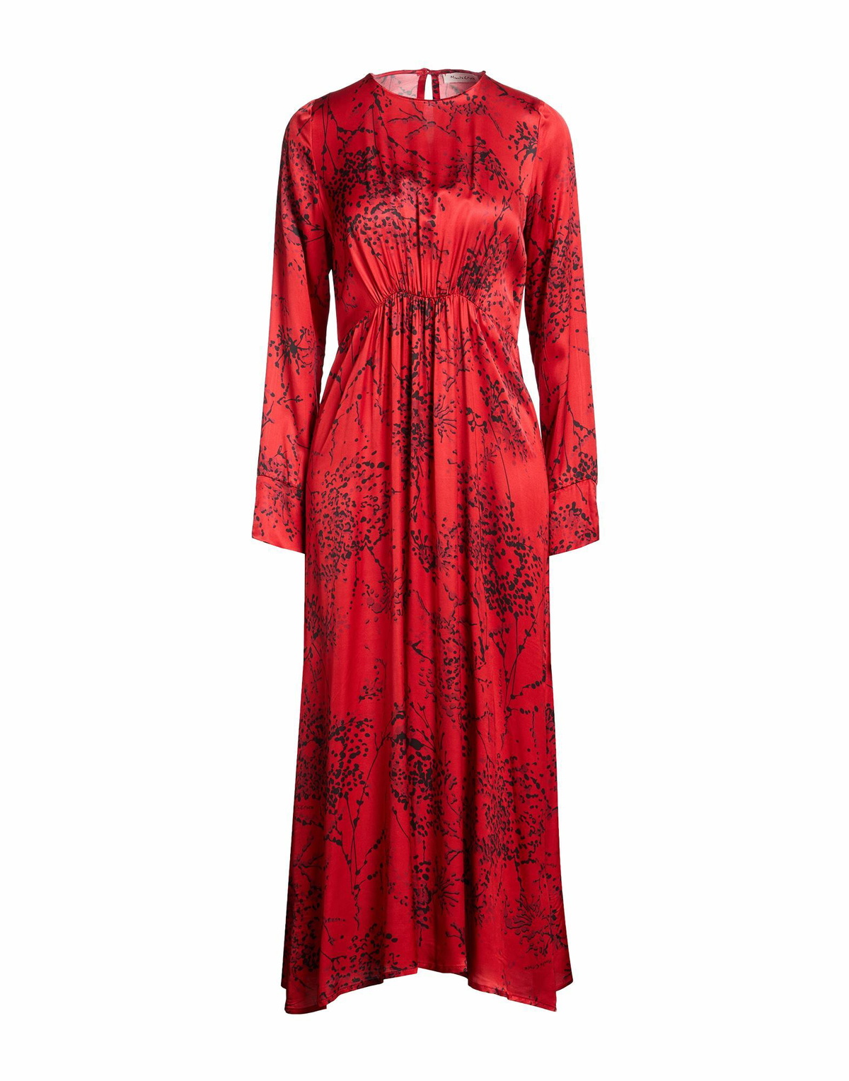 Manila Grace Womens Midi dress in Red