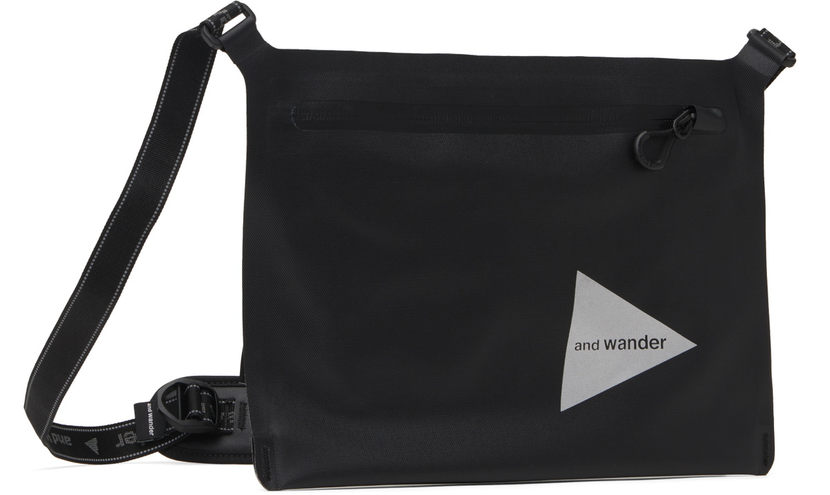 and wander Black Waterproof Bag