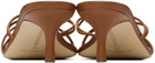 Manolo Blahnik Tan Ninfemu Mules