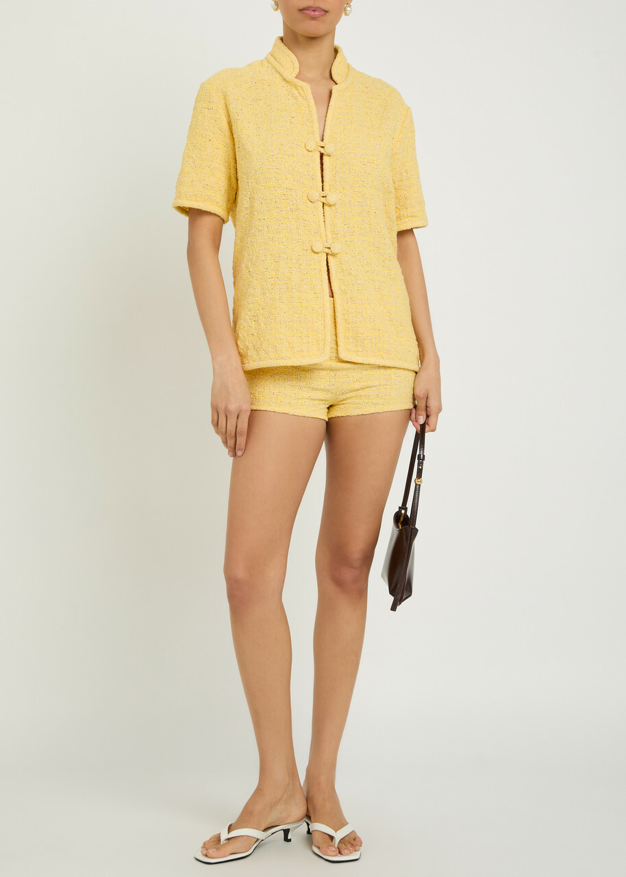 Liberowe Hetty Tweed Shirt Yellow