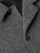 Kaptain Sunshine - Hunter Brushed Wool, Mohair and Camel-Blend Coat - Gray