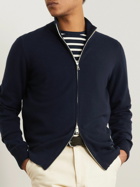 Ghiaia Cashmere - Cashmere Zip-Up Sweater - Blue