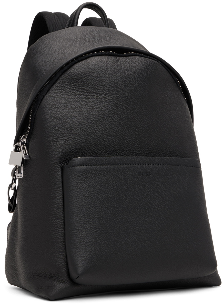 Boss Black Embossed Backpack Boss