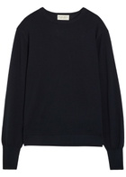 Officine Générale Nina Merino Wool Jumper Navy