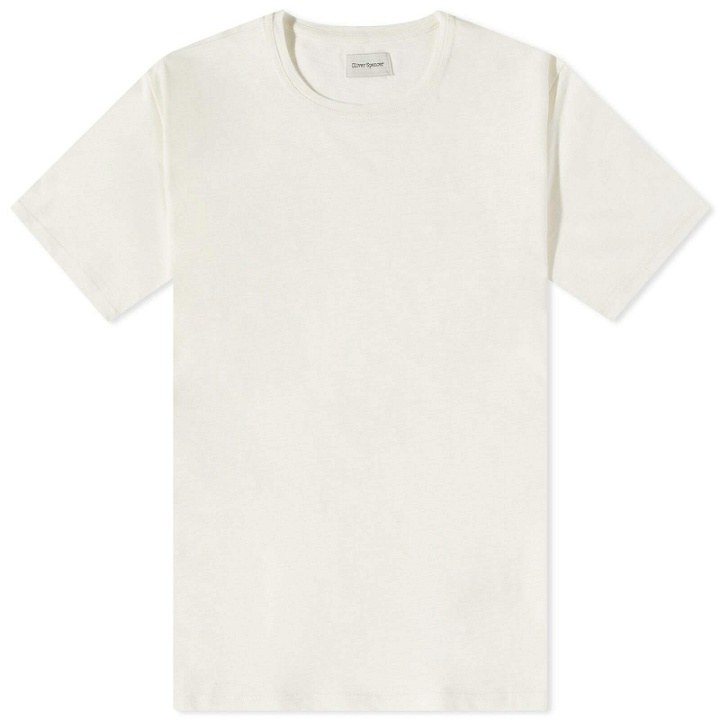 Photo: Oliver Spencer Men's Conduit T-Shirt in Cream