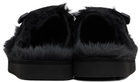 SUICOKE Black ZAVO-2EU Slippers